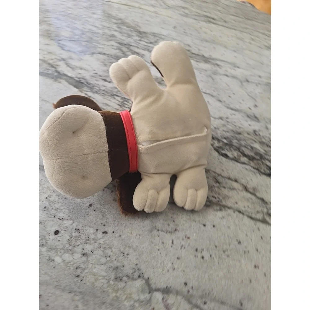 2000 Pound Puppies Plush Jakks Electronic Dog w/ Red Collar Wags Tail /Barks Toy